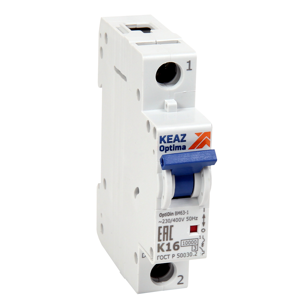 картинка Выключатель автоматический модульный OptiDin BM63-1Z20-10-УХЛ3 от интернет-магазина ТД Макс-Электро купить в Кемерово по ценам завода