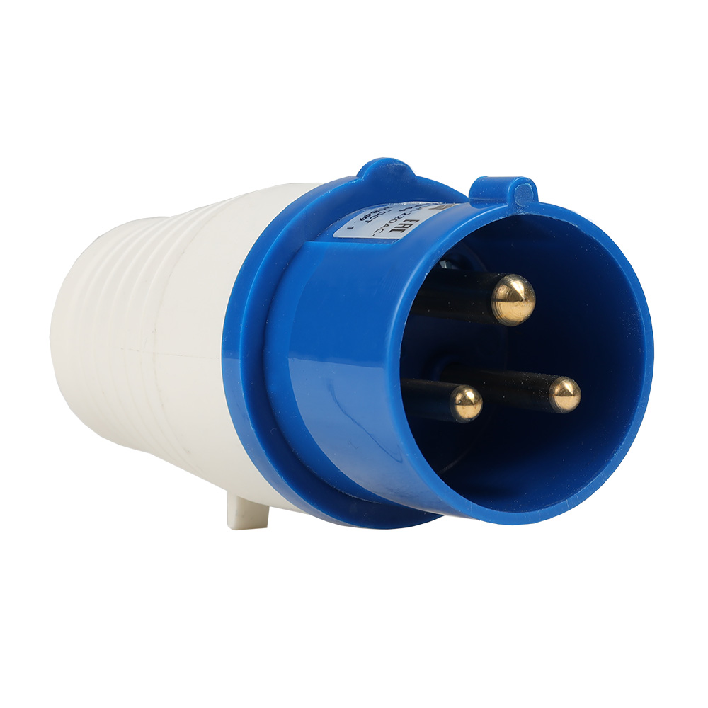 картинка Вилка кабельная 023-32А-6h-220AC-2P+PE-IP44 от интернет-магазина ТД Макс-Электро купить в Кемерово по ценам завода