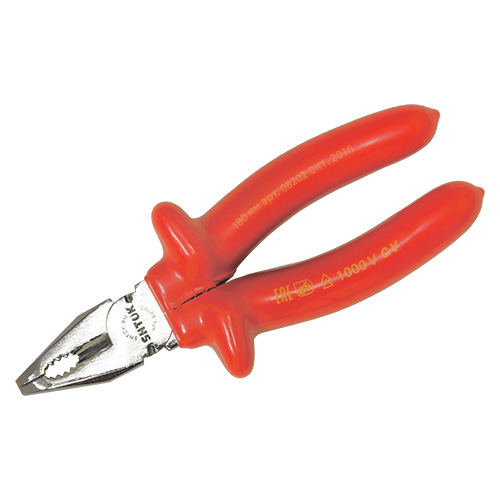 картинка Пассатижи диэлектрические 1000В 180 мм, SHTOK. 08202 от интернет-магазина ТД Макс-Электро купить в Кемерово по ценам завода