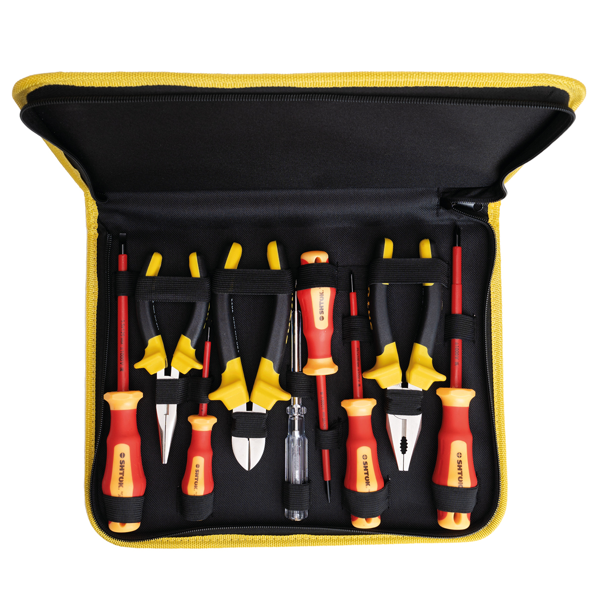 картинка Набор диэлектрического инструмента №5, SHTOK. 07205 от интернет-магазина ТД Макс-Электро купить в Кемерово по ценам завода