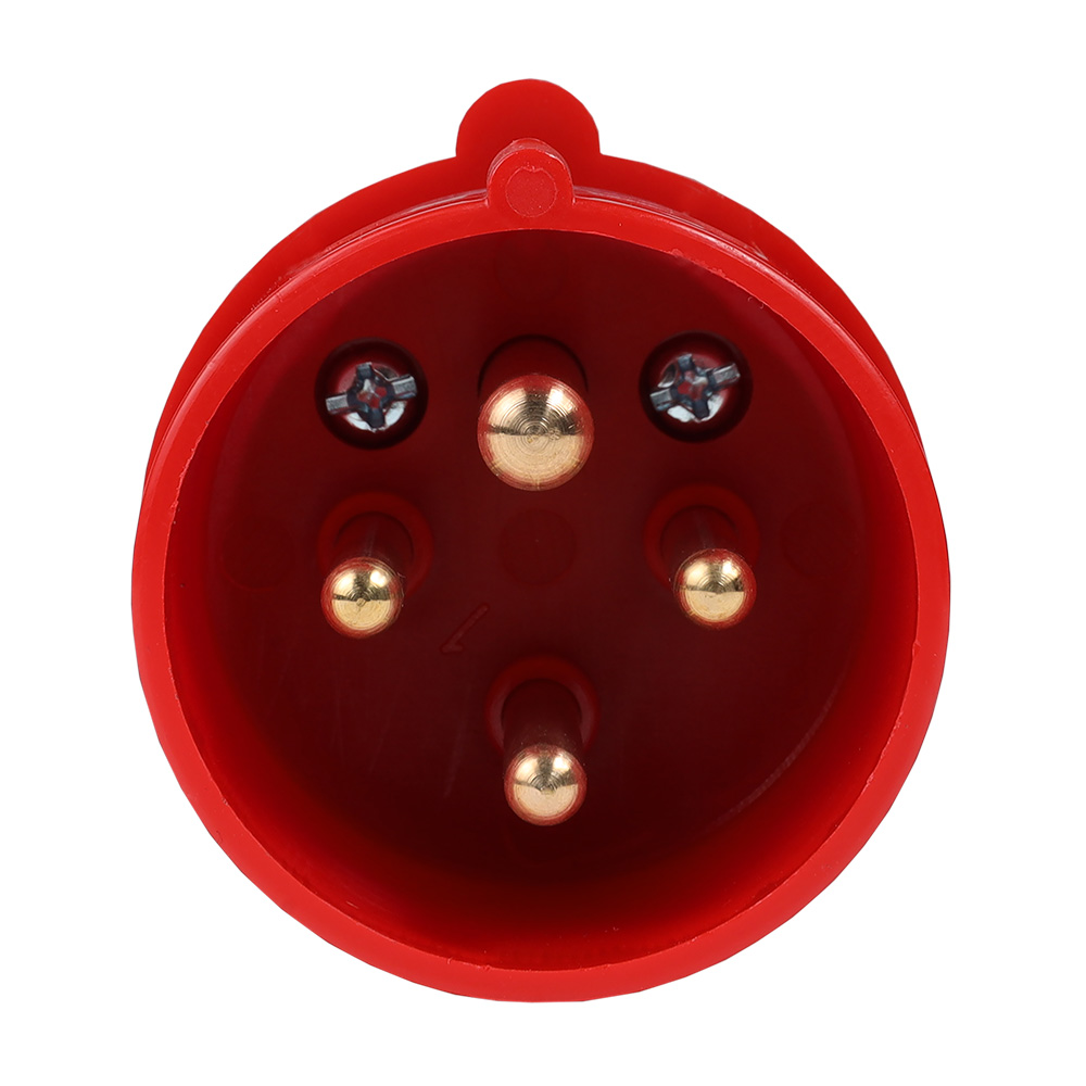 картинка Вилка кабельная 014-16А-6h-380AC-3P+PE-IP44 от интернет-магазина ТД Макс-Электро купить в Кемерово по ценам завода