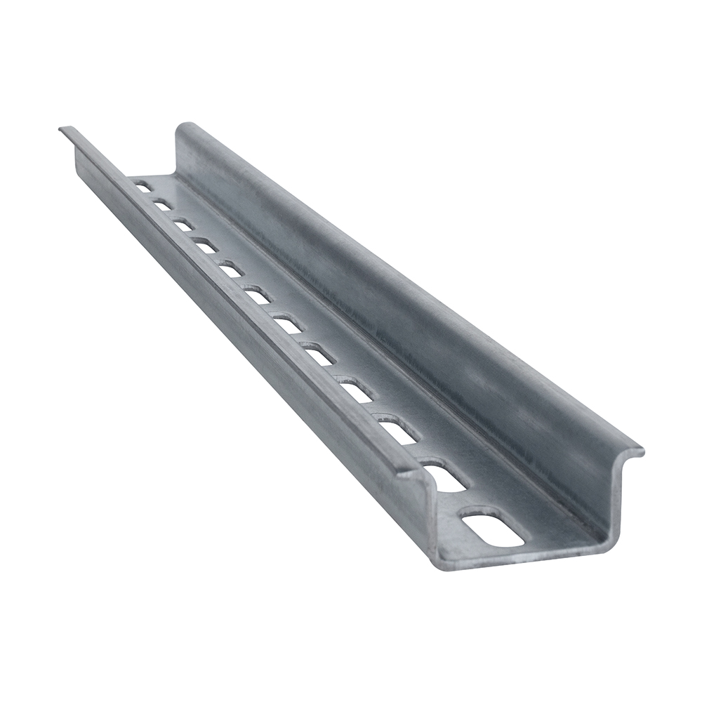 картинка DIN-рейка оцинкованная-15,0х1,0мм-(2000 мм)-КЭАЗ от интернет-магазина ТД Макс-Электро купить в Кемерово по ценам завода