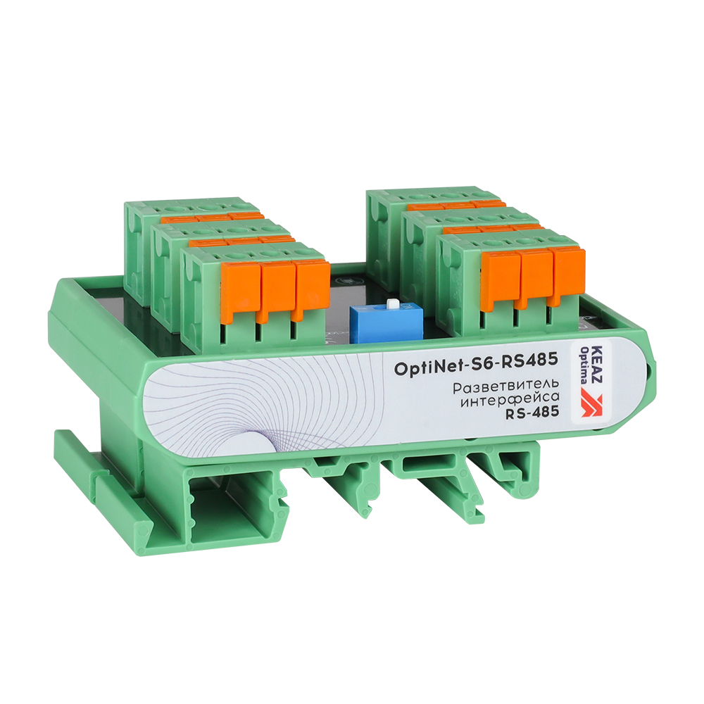 картинка Разветвитель интерфейса RS-485 (Гидра-6) OptiNet S6-RS485 от интернет-магазина ТД Макс-Электро купить в Кемерово по ценам завода