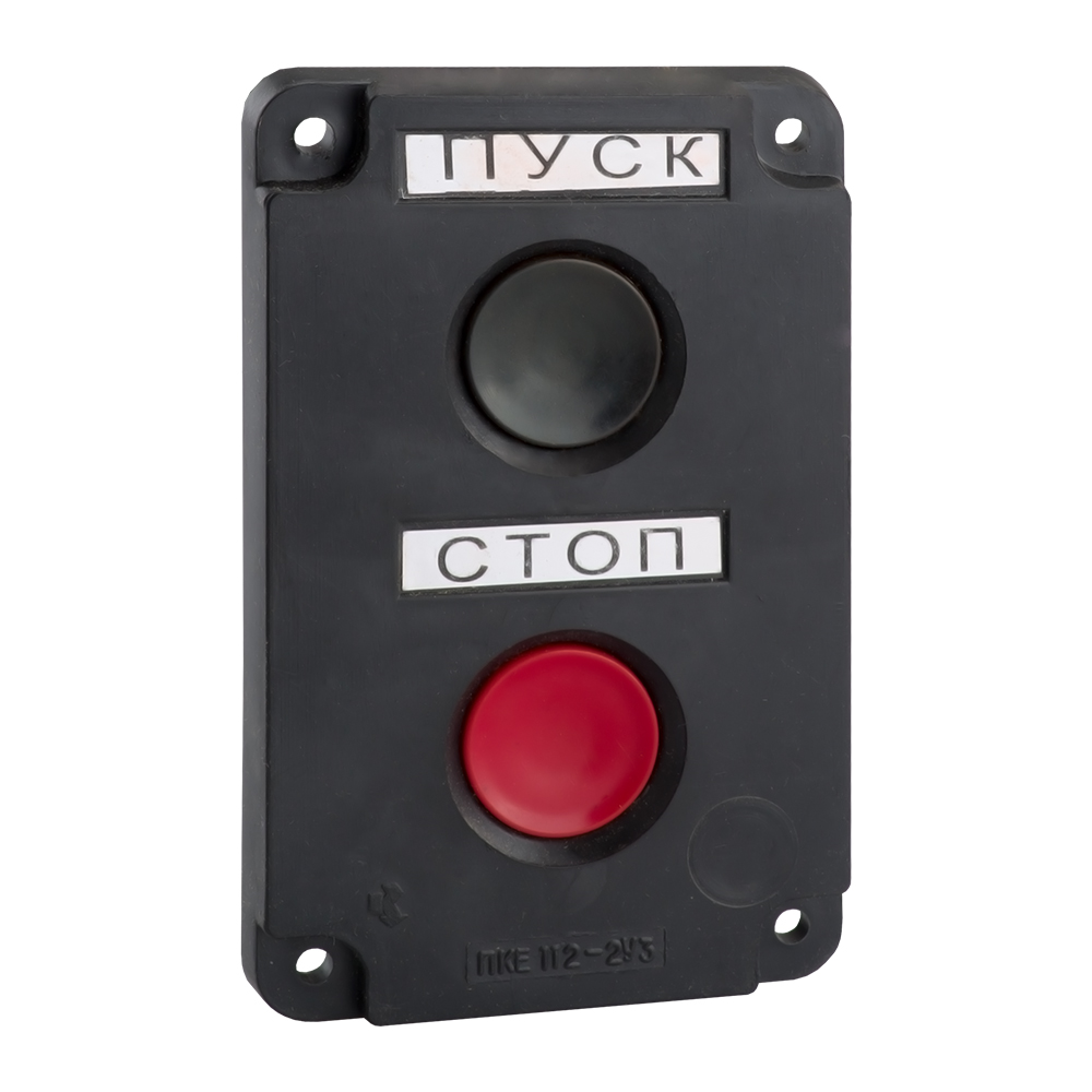 картинка Пост кнопочный ПКЕ 122-2-У2-IP54-КЭАЗ от интернет-магазина ТД Макс-Электро купить в Кемерово по ценам завода