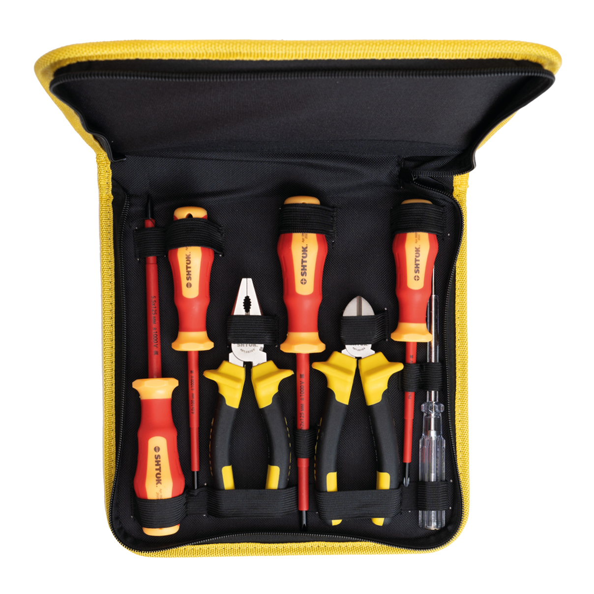 картинка Набор диэлектрического инструмента №4, SHTOK. 07204 от интернет-магазина ТД Макс-Электро купить в Кемерово по ценам завода