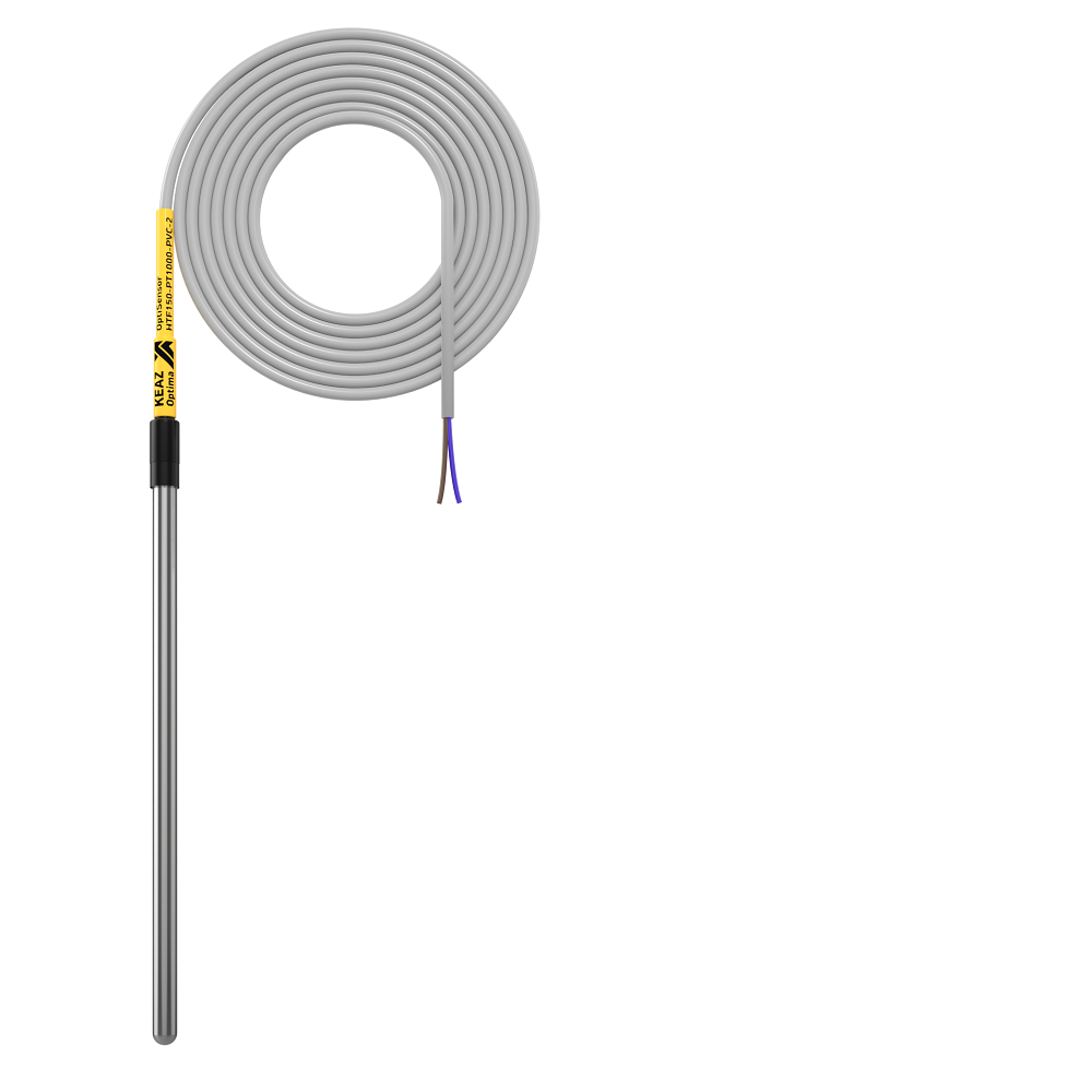 картинка Датчик температуры канальный OptiSensor HTF150-PT1000-PVC-2 от интернет-магазина ТД Макс-Электро купить в Кемерово по ценам завода