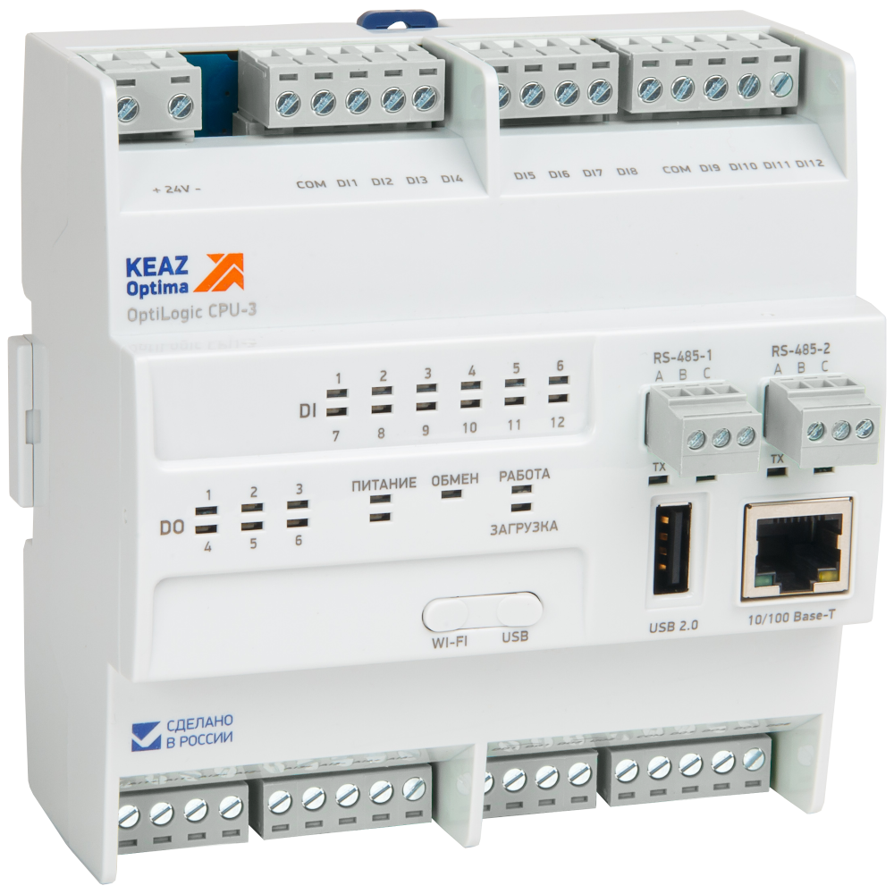 картинка Модуль процессорный OptiLogic L-CPU-3-L от интернет-магазина ТД Макс-Электро купить в Кемерово по ценам завода