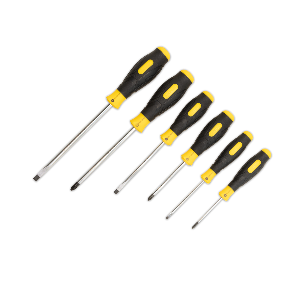 картинка Набор отверток 6 шт. картон, SHTOK. 09903 от интернет-магазина ТД Макс-Электро купить в Кемерово по ценам завода