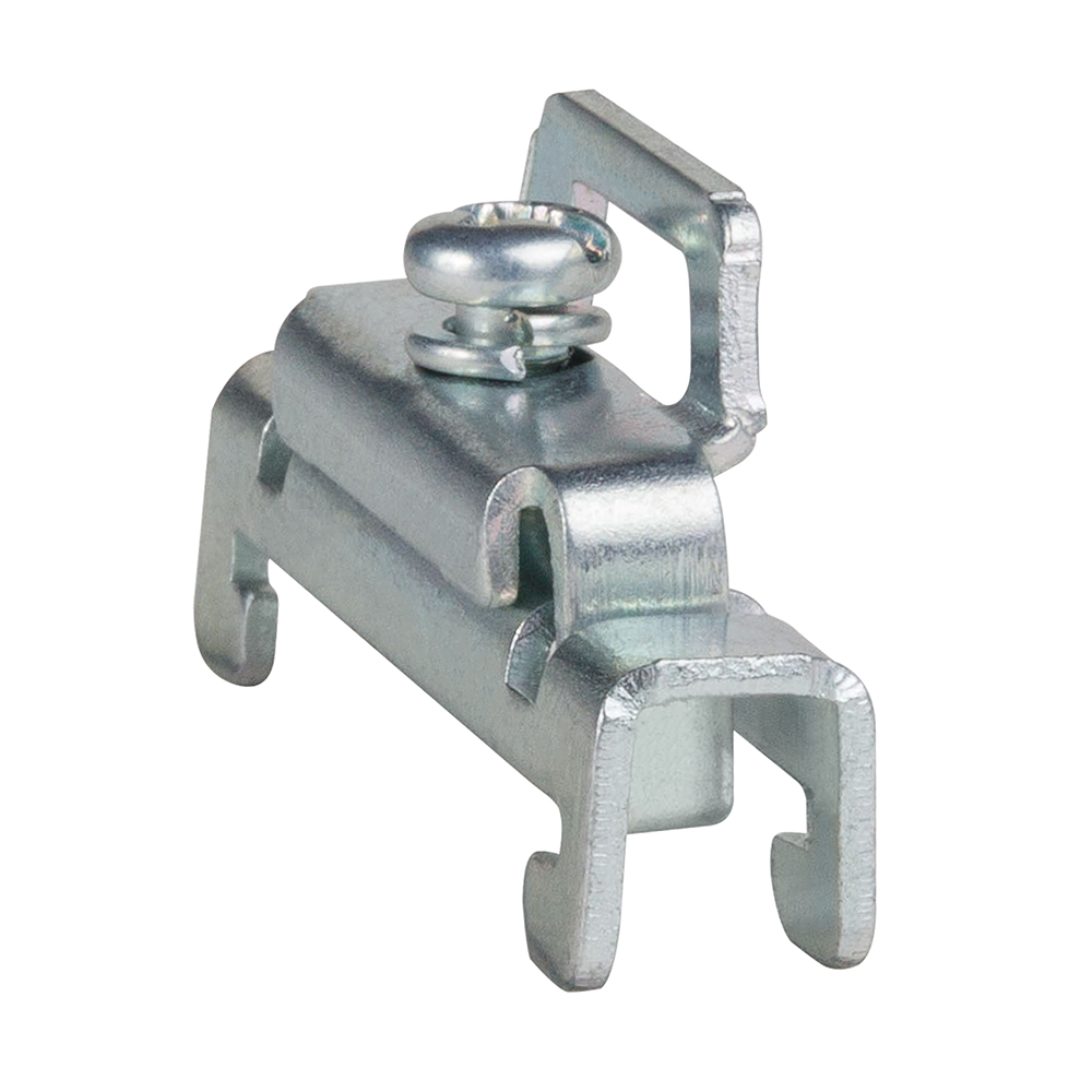 картинка Ограничитель металлический на DIN-рейку 1 винт-КЭАЗ от интернет-магазина ТД Макс-Электро купить в Кемерово по ценам завода