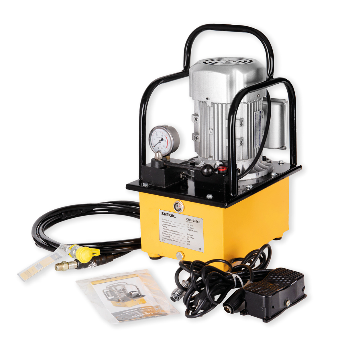 картинка Станция насосная гидравлическая СНГ-6306Э, SHTOK. 04008 от интернет-магазина ТД Макс-Электро купить в Кемерово по ценам завода