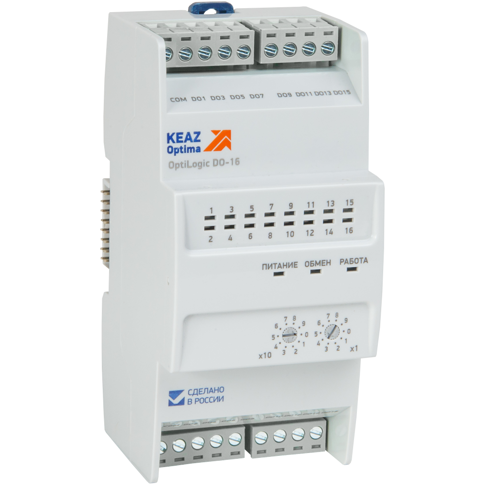 картинка Модуль дискретного вывода OptiLogic L-DO-16 от интернет-магазина ТД Макс-Электро купить в Кемерово по ценам завода