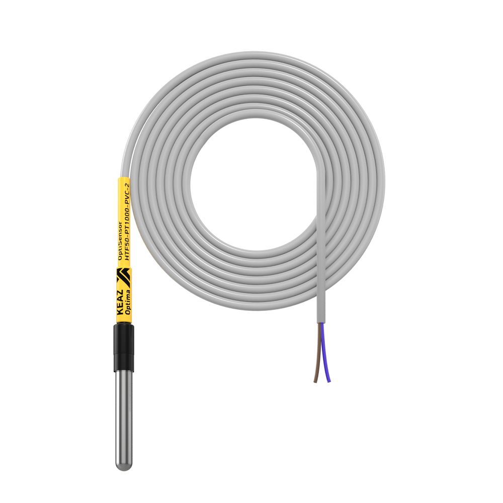 картинка Датчик температуры канальный OptiSensor HTF50-PT1000-PVC-2 от интернет-магазина ТД Макс-Электро купить в Кемерово по ценам завода