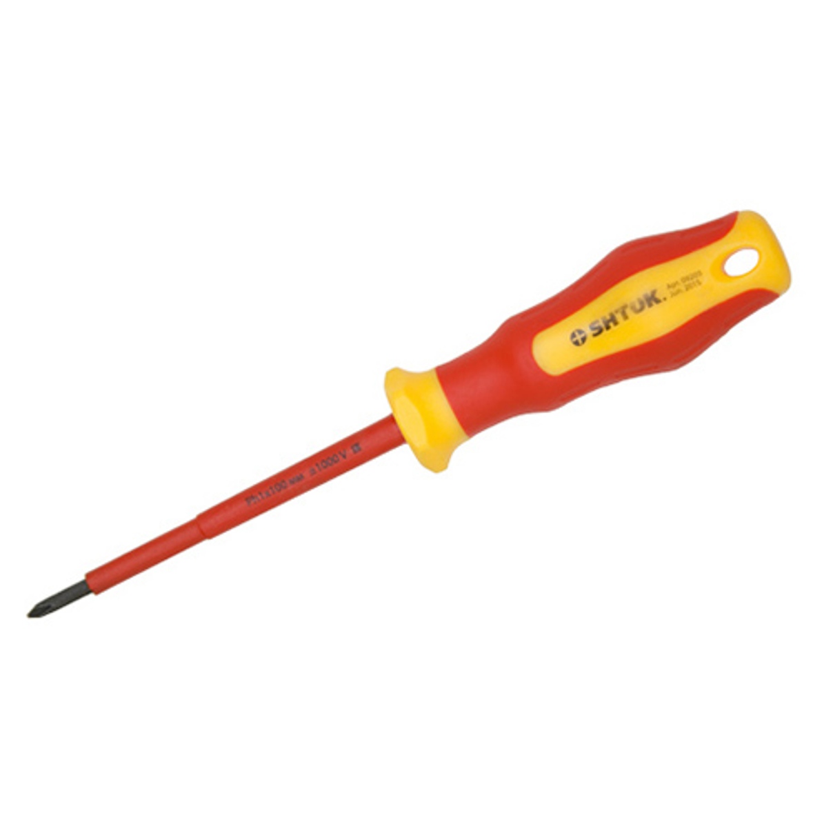 картинка Отвертка 1000В РН 1х100 мм, SHTOK. 09205 от интернет-магазина ТД Макс-Электро купить в Кемерово по ценам завода