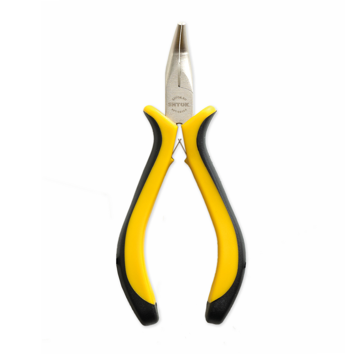 картинка Тонкогубцы изогнутые Мини 120 мм, SHTOK. 08404 от интернет-магазина ТД Макс-Электро купить в Кемерово по ценам завода