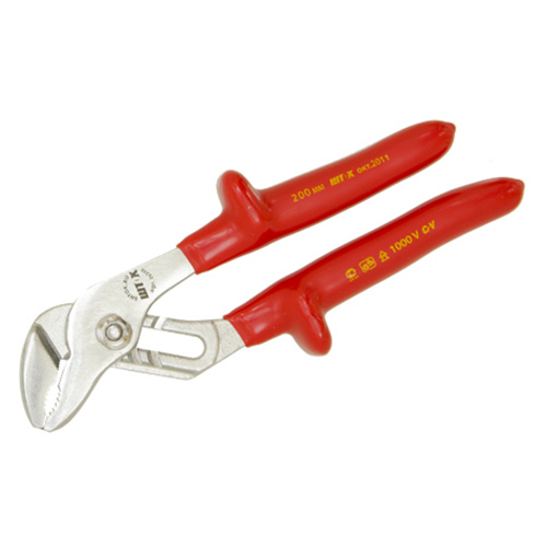 картинка Переставные клещи 1000В 200 мм, SHTOK. 08209 от интернет-магазина ТД Макс-Электро купить в Кемерово по ценам завода