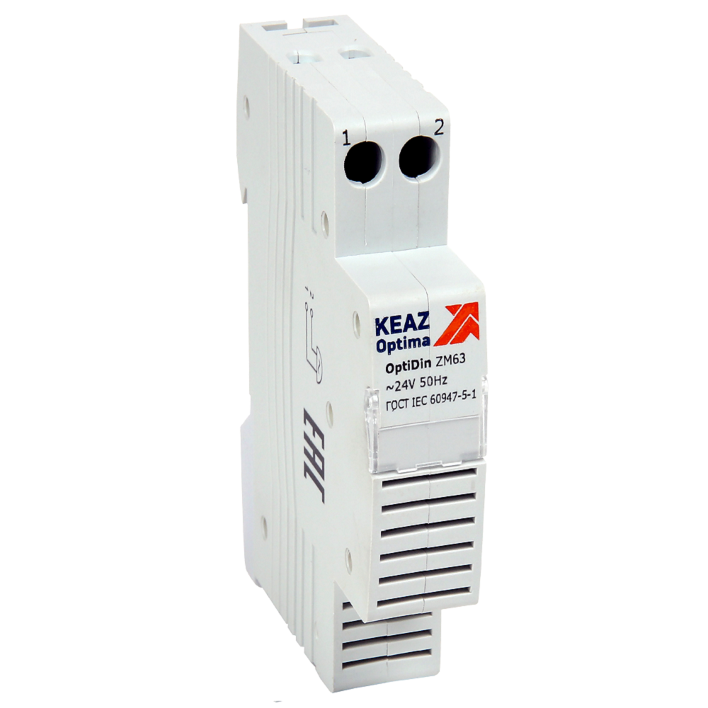 картинка Звонок электрический модульный OptiDin ZM63-24AC-УХЛ3 от интернет-магазина ТД Макс-Электро купить в Кемерово по ценам завода