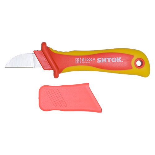 картинка Нож для снятия изоляции 1000В VDE, SHTOK. 14001 от интернет-магазина ТД Макс-Электро купить в Кемерово по ценам завода